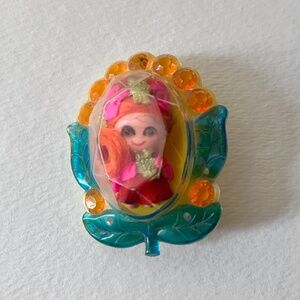 Vintage Liddle Kiddles Flower Pin Brooch